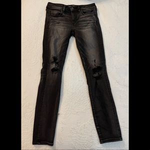 AE American Eagle Jeans - Super Stretch Black Skinny Jegging